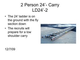 2 Person Low Shoulder Carry 24’- LD24-2