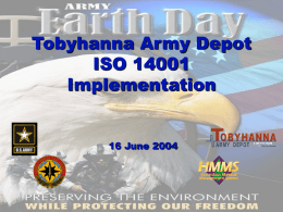 Tobyhanna Army Depot Environmental Program