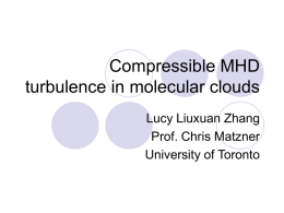Compressible MHD turbulence in molecular clouds