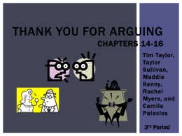 Thank You For Arguing Chapter 14-16