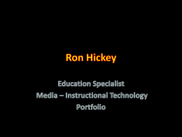 Ron Hickey - University of West Georgia
