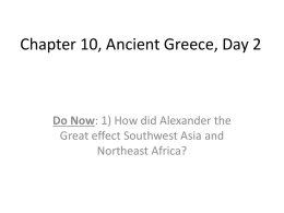 Chapter 10, Ancient Greece, Day 2