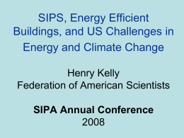 SIPs and Energy Efficient Buildings...: