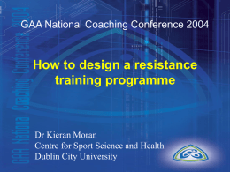 GAA National Coaching Conference 2004