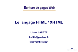 Cours HTML