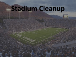 Stadium Cleanup - Brigham Young University