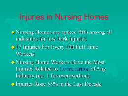 Injuries in Nursing Homes