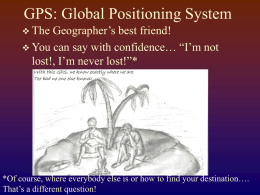 GPS: Global Positioning System