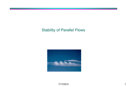 Stability of Parallel Flows Betchov and Criminale (1967)