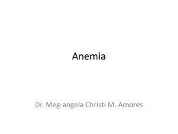Anemia - doc meg's hideout
