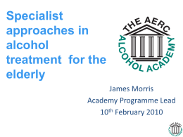 The AERC Alcohol Academy
