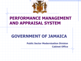 PERFORMANCE MANAGEMENT AND APPRAISAL SYSTEM FOR …