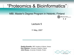 lecture 5 - Helsingin yliopisto