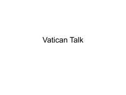 vatican-talk - James S McDonnell Foundation