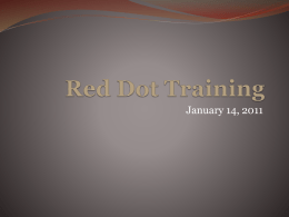 Red Dot Training - Ozarks Technical Community College