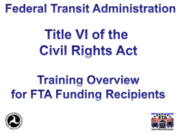 Title VI State DOT Overview