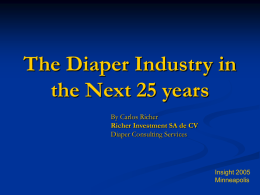 The Diaper Industry in the Next 25 years