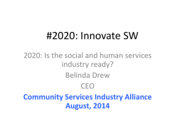 #2020: Innovate SW