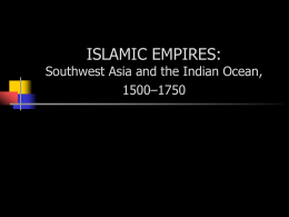 Southwest Asia and the Indian Ocean,