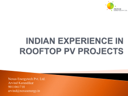 INVESTMENT OPPORTUNITIES IN SOLAR SECTOR IN INDIA