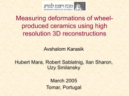 Measuring deformations of wheel
