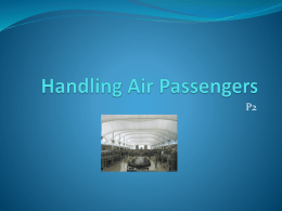 Handling Air Passengers