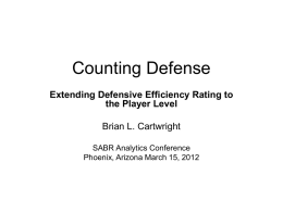 Counting Defense