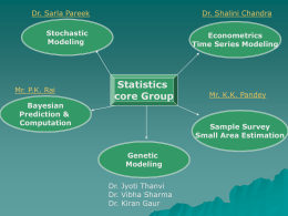 Sketch on Statistics - Banasthali University
