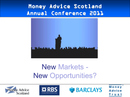 LSB Consumer forum - Money Advice Scotland