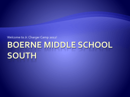 Boerne Middle School South