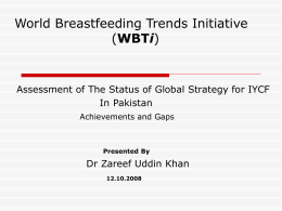 World Breastfeeding Trends Initiative (WBTi)