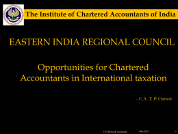 DOMESTIC TRANSFER PRICING PROVISIONS CA .T. P. OSTWAL