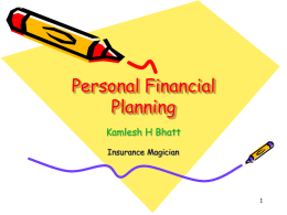 Personal Financial Planning