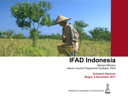 IFAD Outreach Meeting Bogor_indonesia