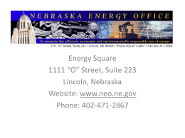 www.neo.ne.govWorldWideWeb.NebraskaEnergyOffice