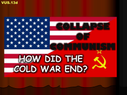 COLLAPSE OF COMMUNISM
