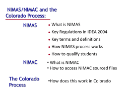 What is the NIMAC?