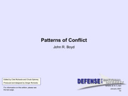 Patterns of Conflict - Air Power Australia