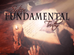 Sixteen Fundamental Truths
