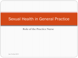 Sexual Health in General Practice