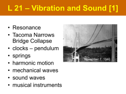 L 21 – Vibration and Sound [1]