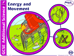 3. Energy and Movement