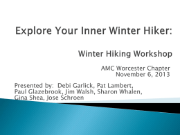 Introduction to 3-Season Hiking - AMC