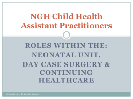 NGH Child Health Practitoners