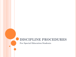 Discipline Protections