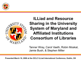 ILLiad and Resource Sharing in the University System of