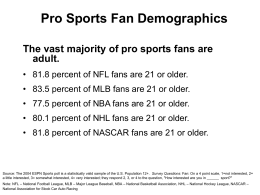Sports Demographics