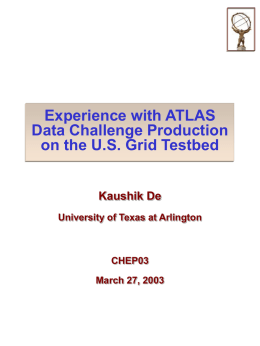 U.S. ATLAS Testbed Status Report