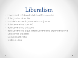 Liberalism - Euroakadeemia