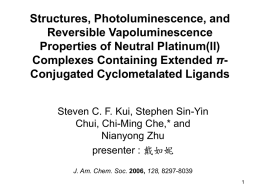 Structures, Photoluminescence, and Reversible